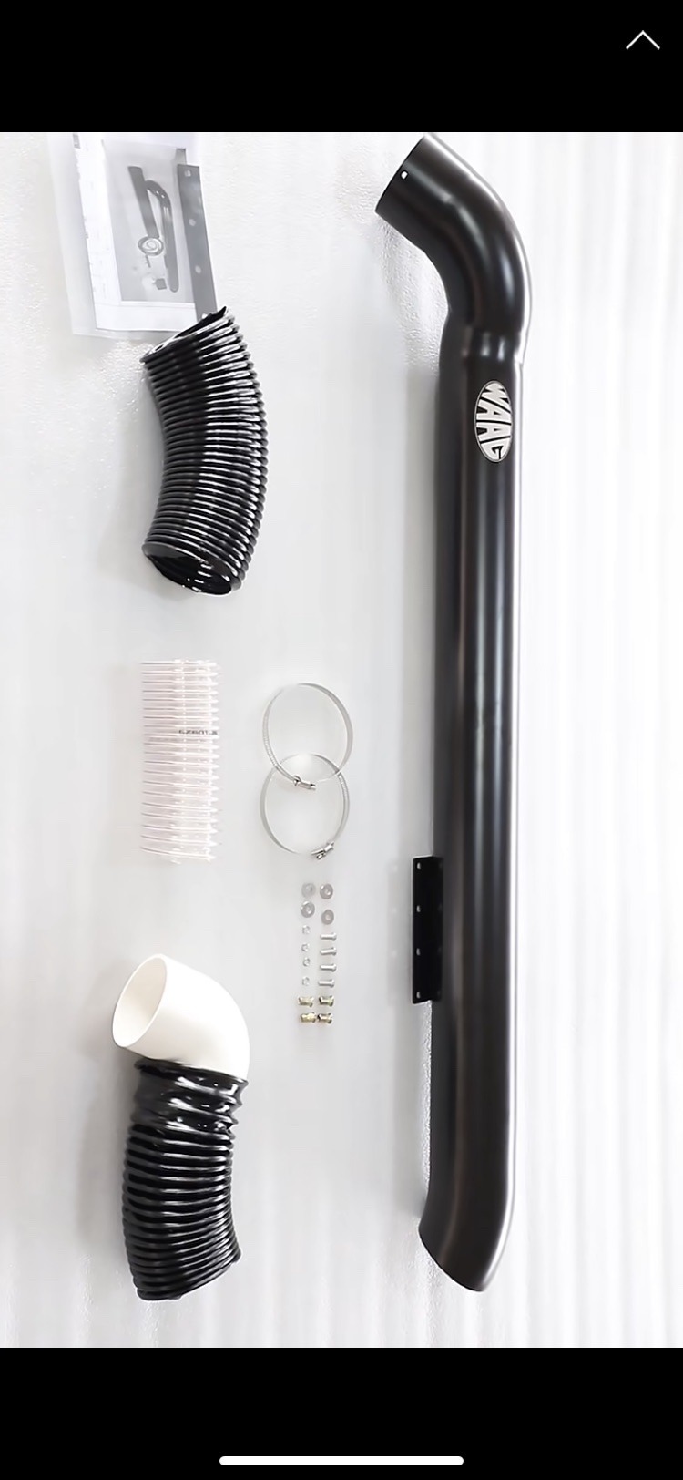 STAINLESS STEEL SNORKEL ULTIMATE 4X4 To Fit - FORD RANGER PX1,2,3 2012-2022 2.2L 3.2L - Image 2