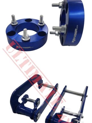 2" Lift Kit Strut Spacers Extended Shackles To Fit Ford Ranger PX1, PX2, 2012 - 2017